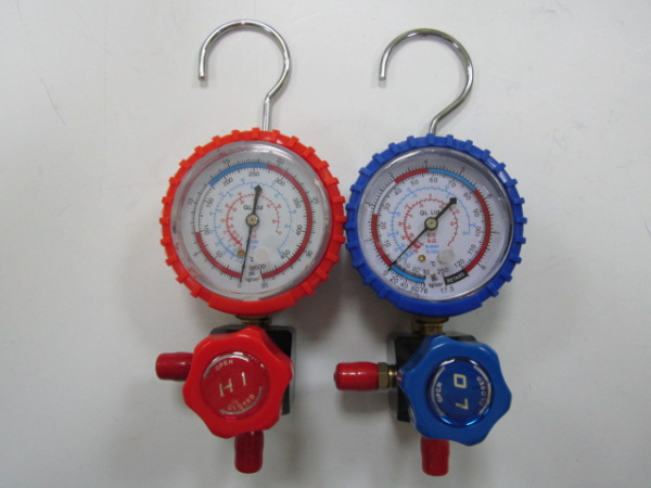 Коллектор одновентильный ABH высокое давление (R-12, 22, 134,404) алюминиевый корпус